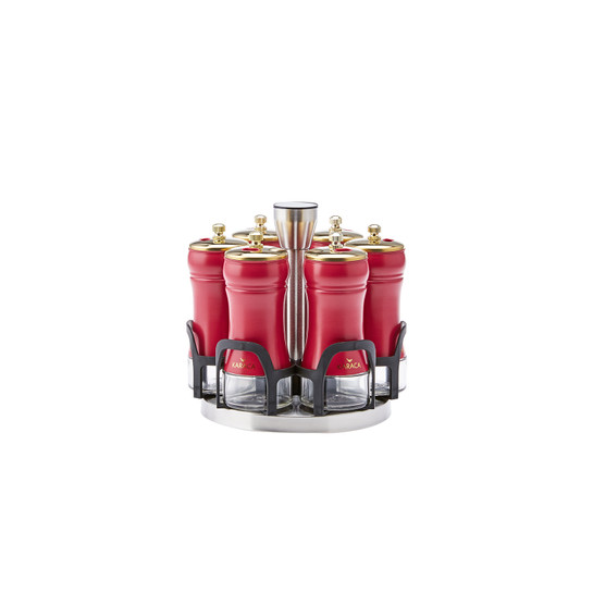Karaca Gold Berry 7 Parça Round Cam Baharat Takımı