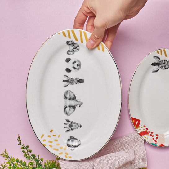 Karaca Zazu Kayık Tabak 26 cm
