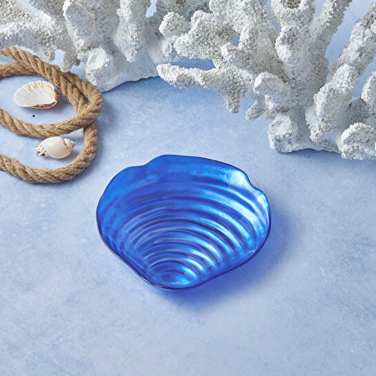 Karaca Aqua Marine Shell Mavi Çerezlik 18 cm