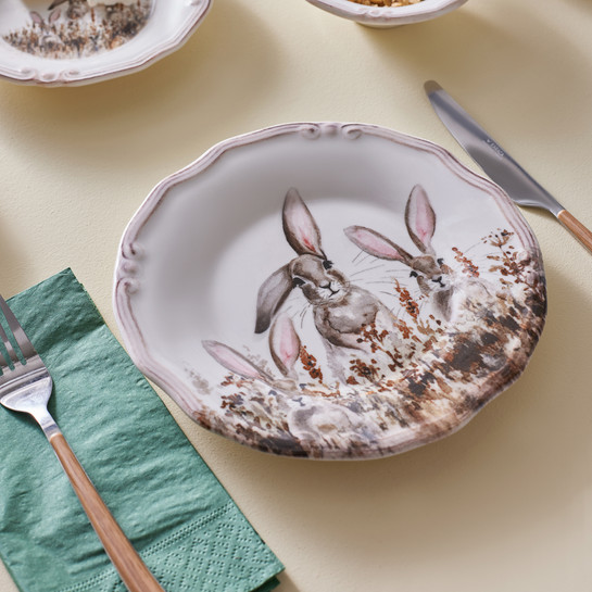 Karaca Bunny 12 Parça 2 Kişilik Kahvaltı/Pasta Takımı