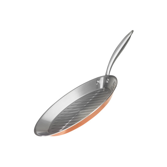 Karaca Powersteel 3Ply 316+ İndüksiyon Tabanlı Çelik Grill 28 Cm Copper