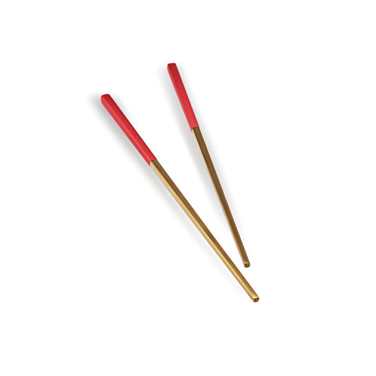 KARACA NEW LYDIA RED 2'Lİ CHOPSTICK SET