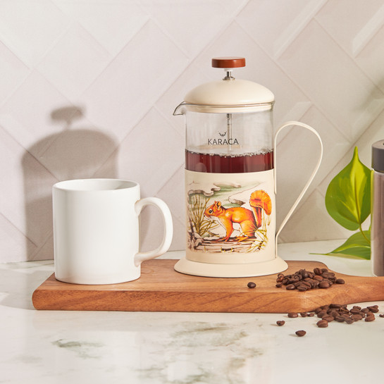 Karaca Legend Grove Borosilikat Cam French Press 600 ml