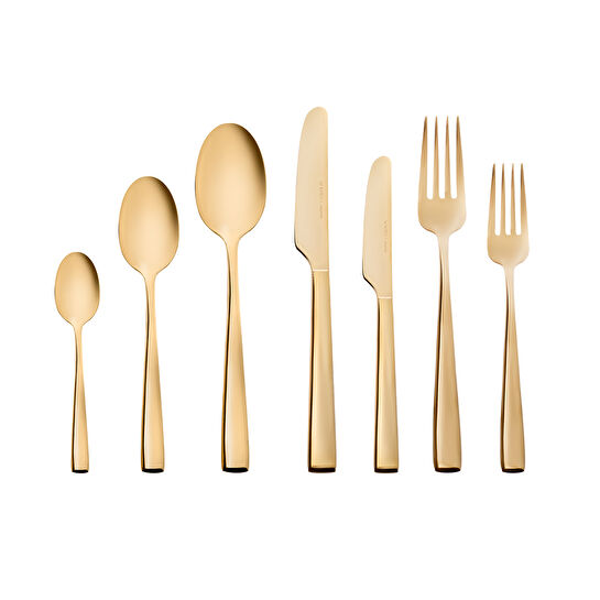 Karaca Linus Gold 42 Parça 6 Kişilik Çatal Kaşık Bıçak Takımı