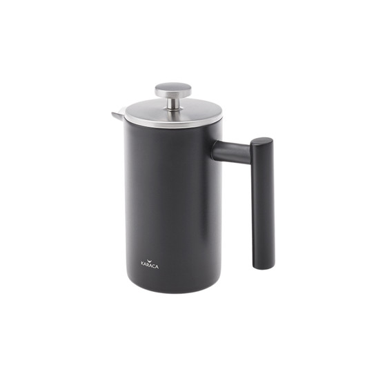 Karaca Çift Cidarlı Mat Siyah French Press 1000 ml