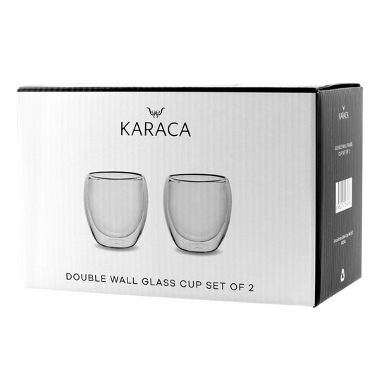 Karaca Çift Cidarlı Borosilikat 2'li Bardak Seti 300 ml