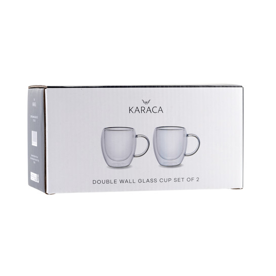 Karaca Çift Cidarlı Borosilikat 2'li Bardak Seti 150 ml
