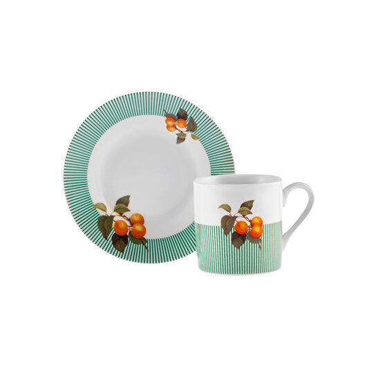 Karaca Meyveli 6 Kişilik Kahve Fincan Takımı 80 ml