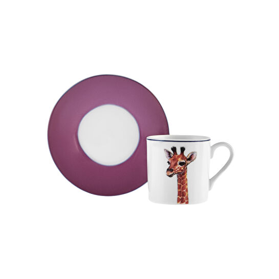 Karaca Zoo 6 Kişilik Kahve Fincan Takımı 80 ml