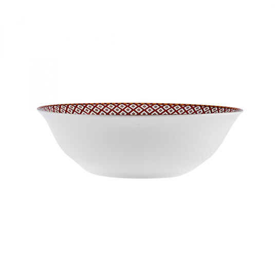 Karaca x Arslantepe Baklava Desen Porselen Bol Kase 23 cm