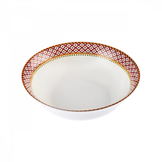 Karaca x Arslantepe Baklava Desen Porselen Bol Kase 23 cm