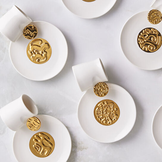 Karaca x Arslantepe 6 Kişilik Kahve Fincan Takımı 75 ml