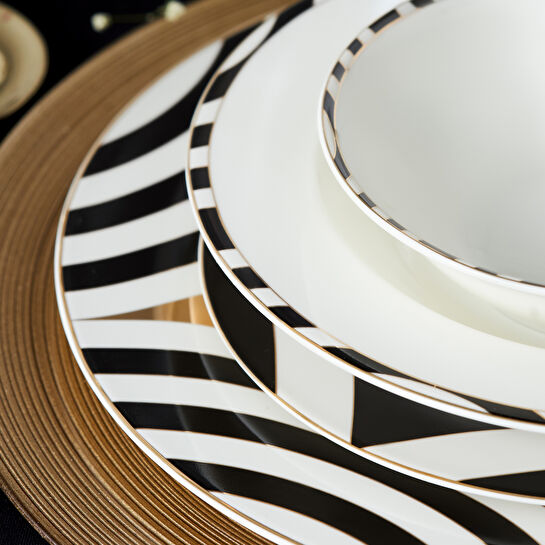 Karaca Roll 24 Parça 6 Kişilik Porselen Yemek Takımı