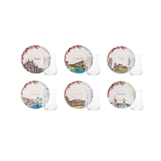 Karaca İtalya Sofra Sever Çay Seti