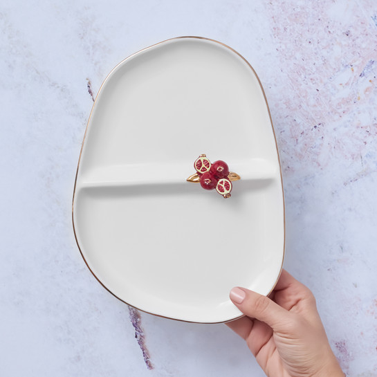 Karaca Narlı Sunum Tabağı 26 cm