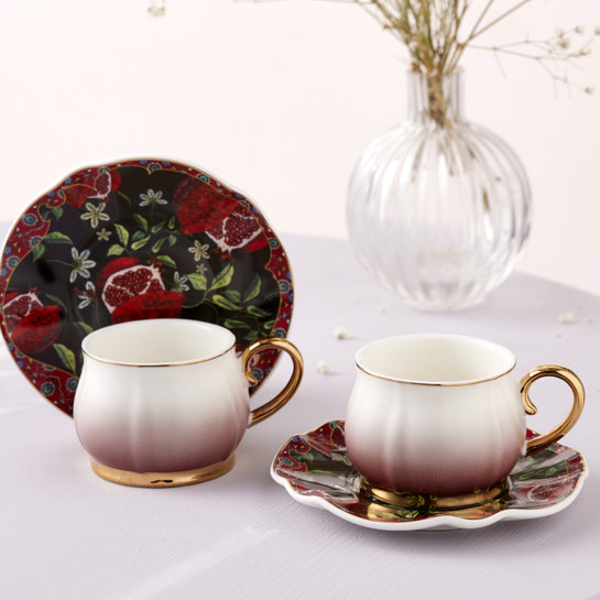 Karaca Granada 2 Kişilik Kahve Fincan Takımı 90 ml