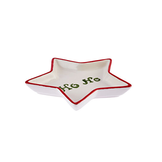 Karaca New Year Hoho Yıldız Tabak 23 cm