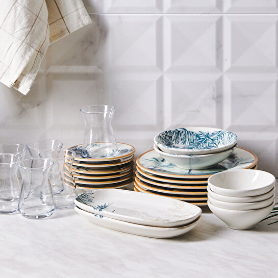 Karaca Palm 26 Parça 6 Kişilik Kahvaltı Seti