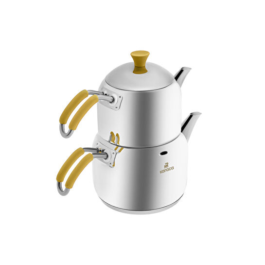 KARACA JAM MİNİ ÇAYDANLIK TAKIMI SARI