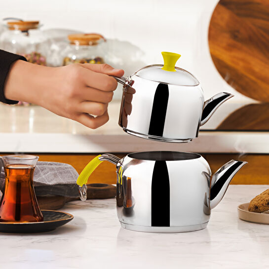 KARACA JAM MİNİ ÇAYDANLIK TAKIMI SARI