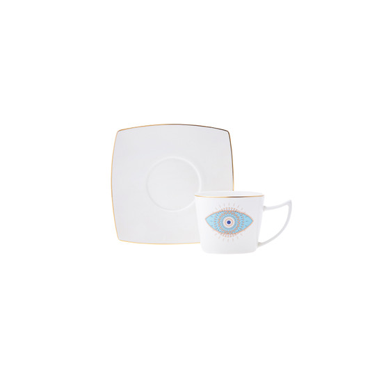 Karaca Eye 6 Kişilik Kahve Fincanı Takımı 80 ml