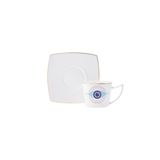 Karaca Eye 6 Kişilik Kahve Fincanı Takımı 80 ml