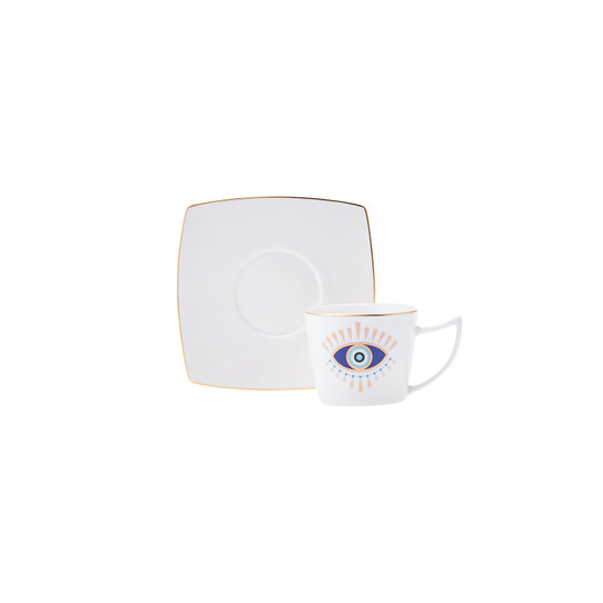 Karaca Eye 6 Kişilik Kahve Fincanı Takımı 80 ml