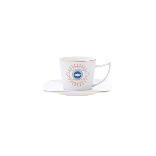 Karaca Eye 6 Kişilik Kahve Fincanı Takımı 80 ml