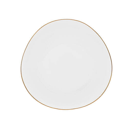 Karaca Streamline Middle Gold 24 Parça 6 Kişilik Porselen Yemek Takımı