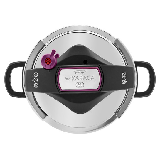Karaca Perfect Purple İndüksiyon Tabanlı Düdüklü Tencere Seti 4+6 Lt