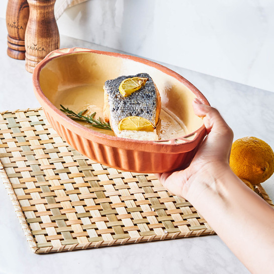 Karaca Baker Turuncu Güveç Fırın Kabı 33 cm