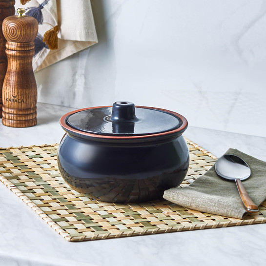 Karaca Baker Kapaklı Güveç Fırın Kabı 16 cm