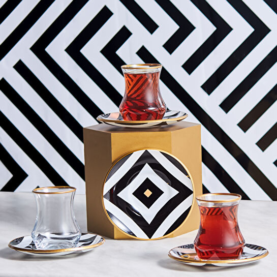 Karaca Playful 6 Kişilik Çay Seti