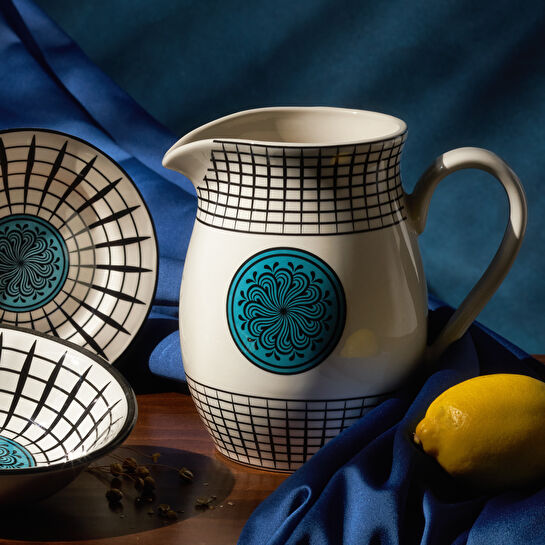 Karaca Paye Selçuklu Serisi Mavi İbrik 1500 ml