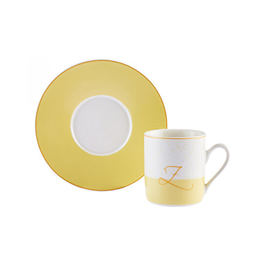 Karaca Z Harfli Tek Kişilik Porselen Kahve Fincanı 100 ml