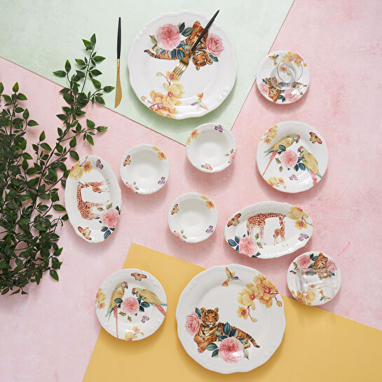 Karaca Madagaskar 26 Parça 6 Kişilik Kahvaltı Takımı