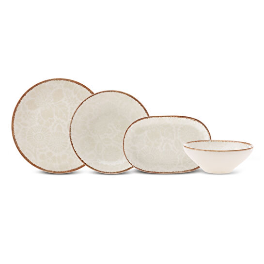 Karaca Robin 16 Parça 6 Kişilik Kahvaltı Takımı