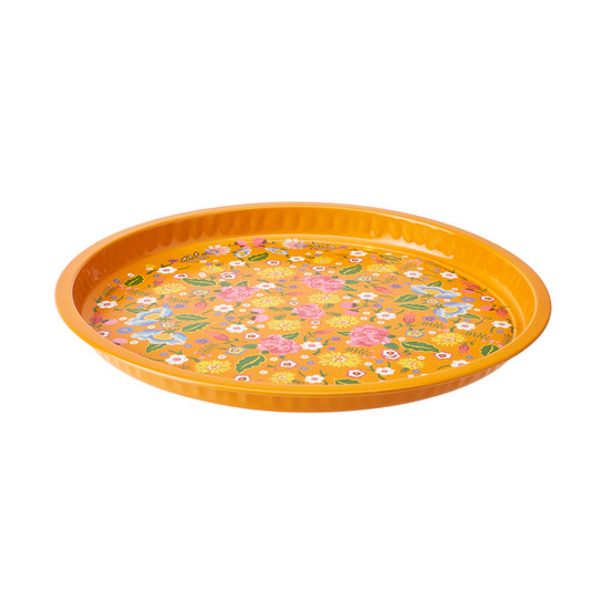 Karaca Flores Turuncu Tepsi 35 cm