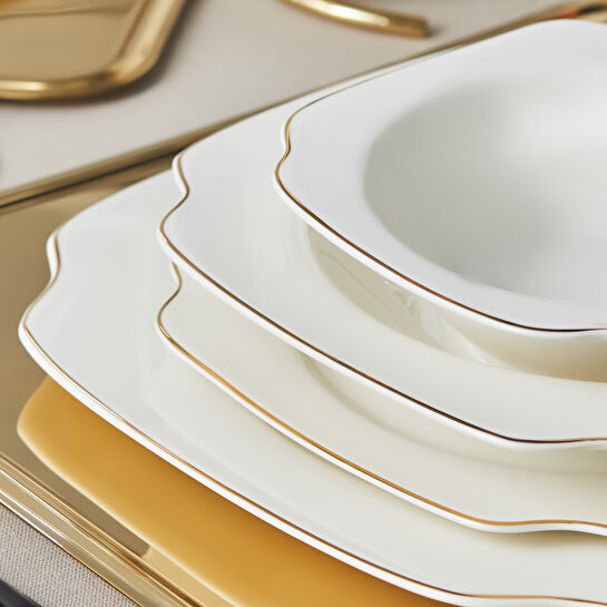 Karaca Jean Porselen 24 Parça 6 Kişilik Yemek Takımı