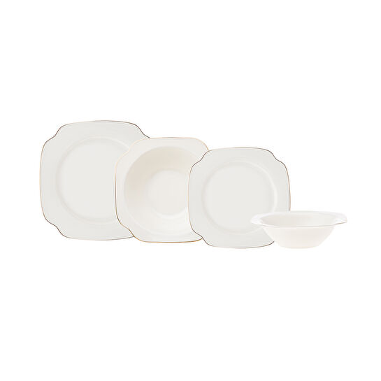 Karaca Jean Porselen 24 Parça 6 Kişilik Yemek Takımı