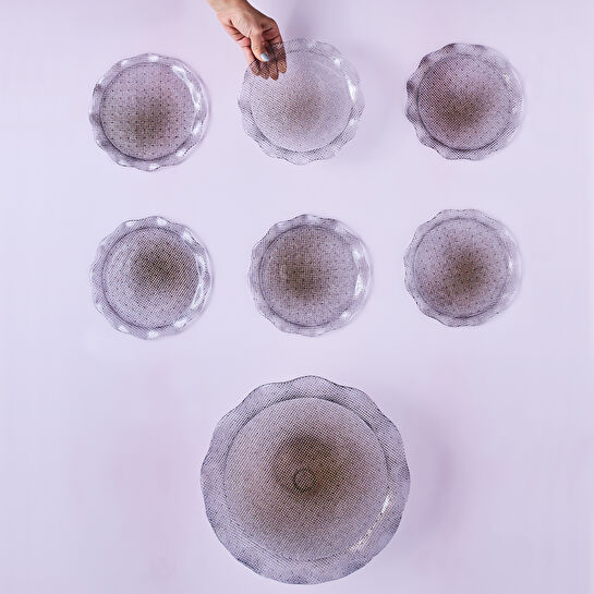 KARACA TUGİ 7 PARÇA PASTA/TATLI SETİ