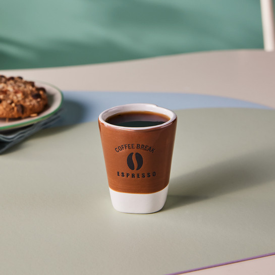 Karaca Coffe Break Kahverengi Espresso Fincanı 80 ml