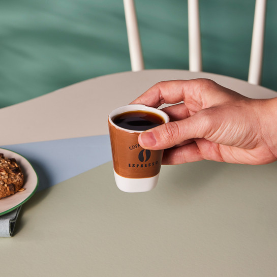 Karaca Coffe Break Kahverengi Espresso Fincanı 80 ml