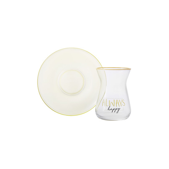 Karaca Always 12 Parça 6 Kişilik Çay Seti 130 ml