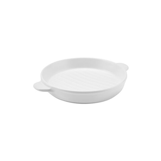 Karaca Malia Yuvarlak Beyaz Fırın Kabı 17 cm