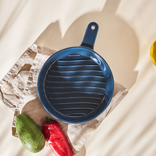 Karaca Malia Yuvarlak Lacivert Fırın Kabı 26 cm