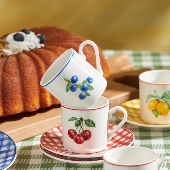 Karaca Piknik 6 Kişilik Kahve Fincan Takımı 80 ml