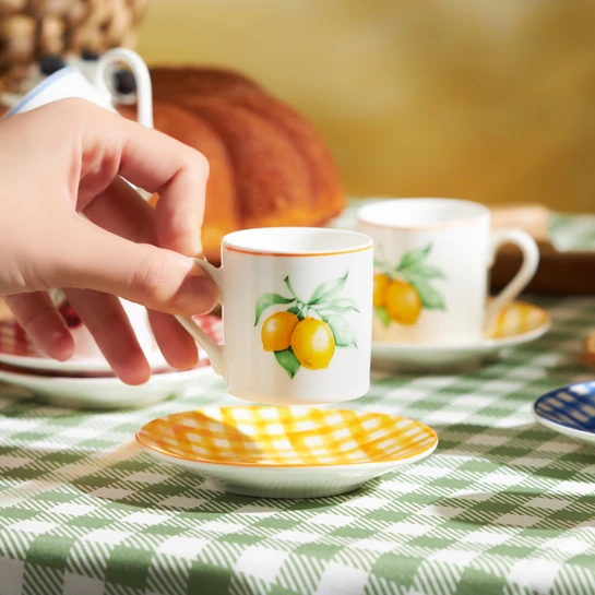 Karaca Piknik 6 Kişilik Kahve Fincan Takımı 80 ml