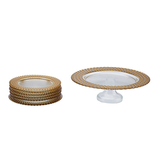 KARACA PERLA 7 PARÇA PASTA/TATLI SETİ