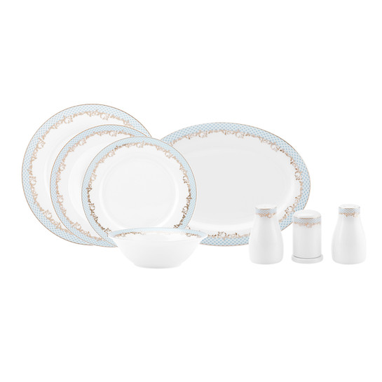 Karaca Rocco New Bone 56 Parça 12 Kişilik Yemek Takımı